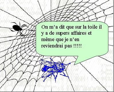 piege sur toile