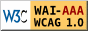Niveau conformite Triple-A, W3C-WAI Directives d'Accessibilite de contenu 2.0